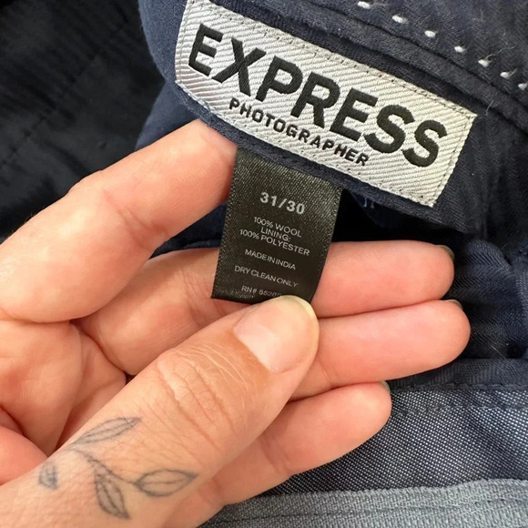 Express | Men’s fitted 3 piece suit - Picture 10 of 14